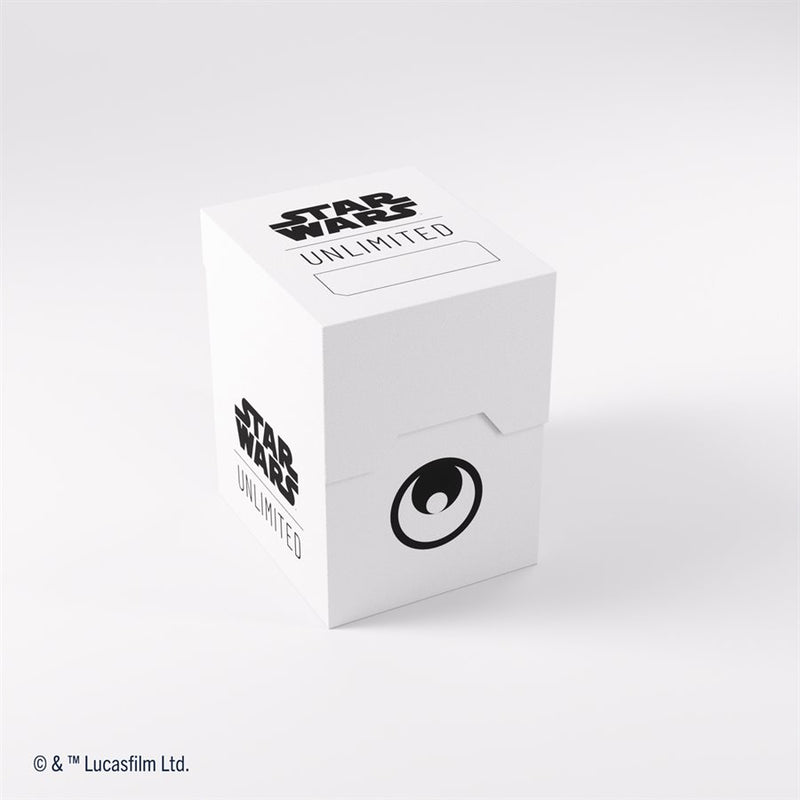 Gamegenic: Soft Crate 60+ - "Heroism White / Black" Star Wars: Unlimited Deck Boxes & Storage Gamegenic