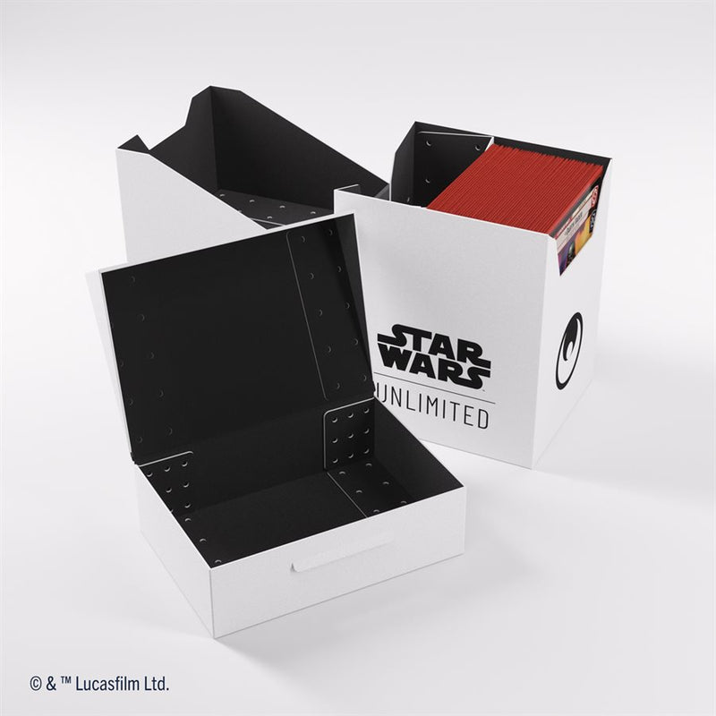 Gamegenic: Soft Crate 60+ - "Heroism White / Black" Star Wars: Unlimited Deck Boxes & Storage Gamegenic