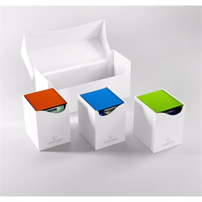 GameGenic: Triple Deck Holder 300+ XL - White Deck Boxes & Storage Gamegenic