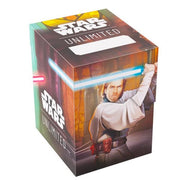 Gamegenic: Soft Crate 60+ - "Obi-Wan Kenobi / Darth Maul" Star Wars: Unlimited Deck Boxes & Storage Gamegenic