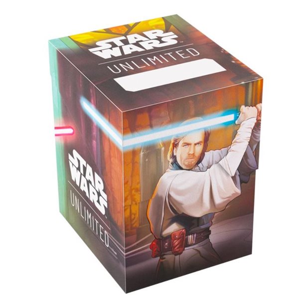 Gamegenic: Soft Crate 60+ - "Obi-Wan Kenobi / Darth Maul" Star Wars: Unlimited Deck Boxes & Storage Gamegenic