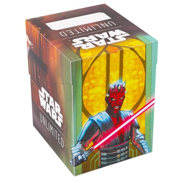 Gamegenic: Soft Crate 60+ - "Obi-Wan Kenobi / Darth Maul" Star Wars: Unlimited Deck Boxes & Storage Gamegenic