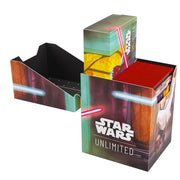 Gamegenic: Soft Crate 60+ - "Obi-Wan Kenobi / Darth Maul" Star Wars: Unlimited Deck Boxes & Storage Gamegenic