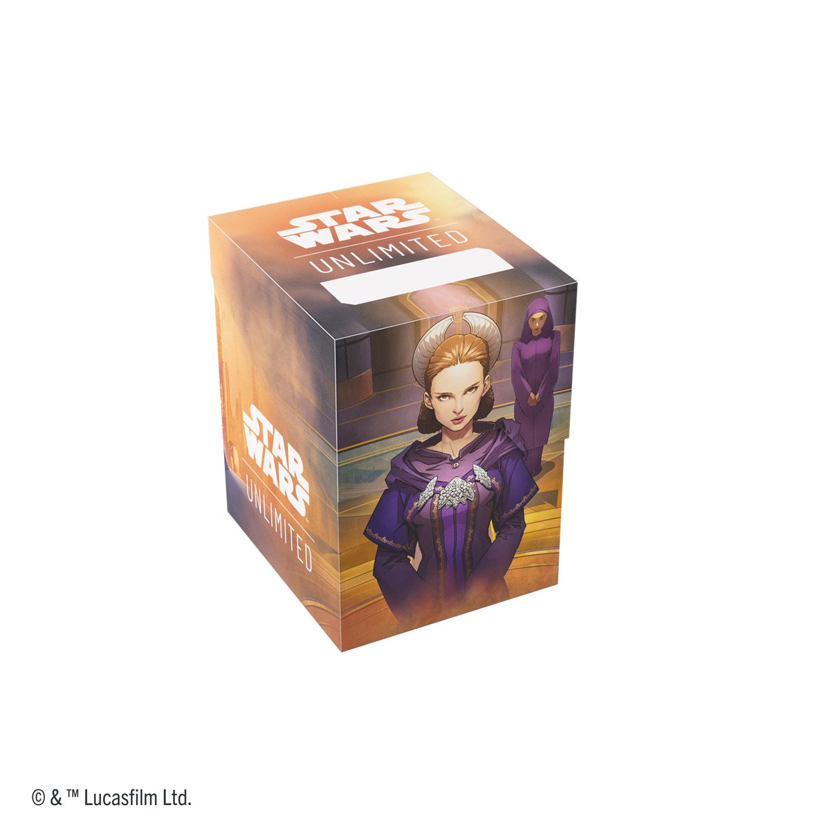 Gamegenic: Soft Crate 60+ - "Padme Amidala / Palpatine" Star Wars: Unlimited Deck Boxes & Storage Gamegenic