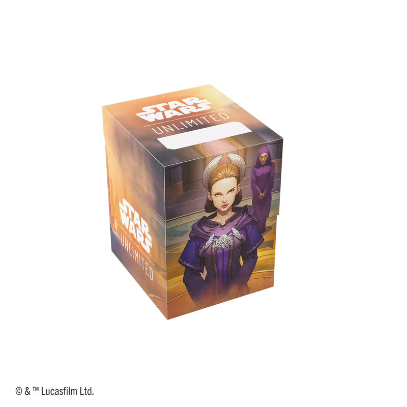 Gamegenic: Soft Crate 60+ - "Padme Amidala / Palpatine" Star Wars: Unlimited Deck Boxes & Storage Gamegenic