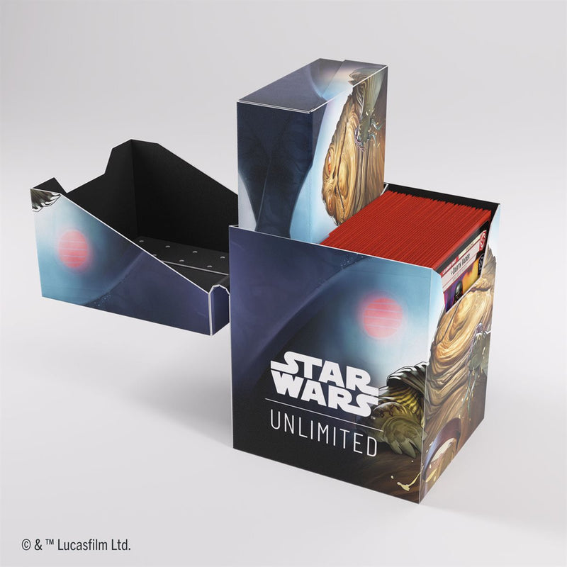 Gamegenic: Soft Crate 60+ - "Leia Organa / Jabba the Hutt" Star Wars: Unlimited Deck Boxes & Storage Gamegenic