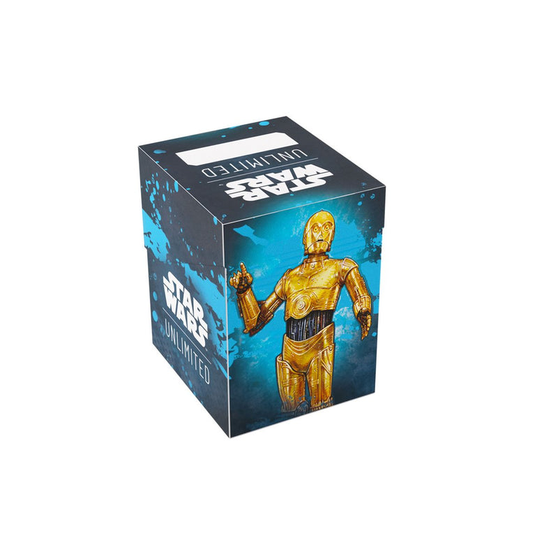 Gamegenic: Soft Crate 60+ - "C3PO / R2D2" Star Wars: Unlimited Deck Boxes & Storage Gamegenic