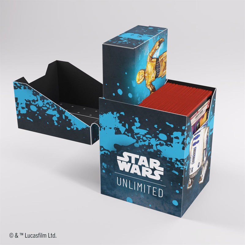 Gamegenic: Soft Crate 60+ - "C3PO / R2D2" Star Wars: Unlimited Deck Boxes & Storage Gamegenic