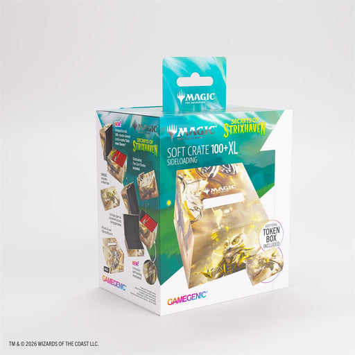 Gamegenic: Soft Crate 100+ XL Sideloader - "Stirring Hopesinger / Inkling Token" MTG Secrets of Strixhaven Deck Boxes & Storage Gamegenic