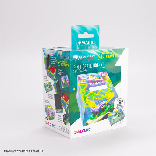 Gamegenic: Soft Crate 100+ XL Sideloader - "Bogwater Lumaret / Dina, Essence Brewer" MTG Secrets of Strixhaven Deck Boxes & Storage Gamegenic
