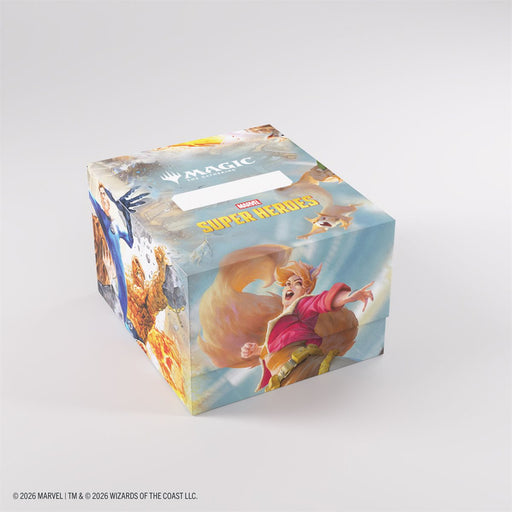 Gamegenic: Soft Crate Sideloading 100+ XL - "Go Nuts! / The Fantastic Four" MTG Marvel Super Heroes Deck Boxes & Storage Gamegenic