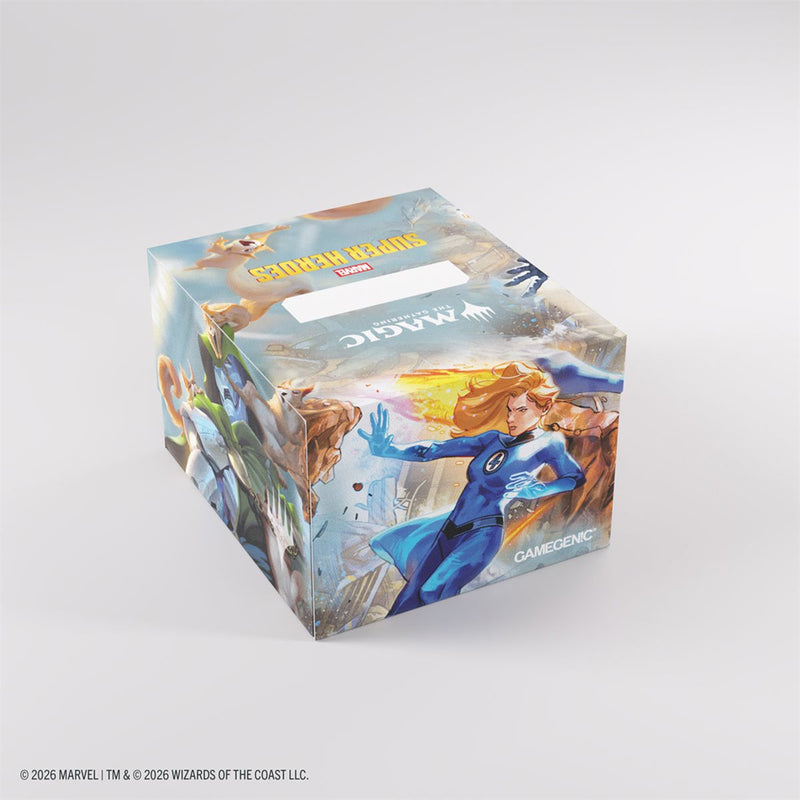 Gamegenic: Soft Crate Sideloading 100+ XL - "Go Nuts! / The Fantastic Four" MTG Marvel Super Heroes Deck Boxes & Storage Gamegenic
