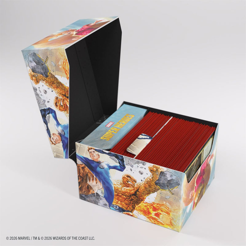 Gamegenic: Soft Crate Sideloading 100+ XL - "Go Nuts! / The Fantastic Four" MTG Marvel Super Heroes Deck Boxes & Storage Gamegenic
