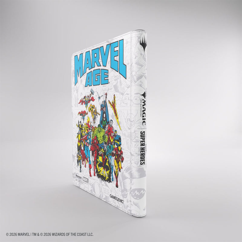 Gamegenic: 18-Pocket Zip-Up Album - "Marvel Age" MTG Marvel Super Heroes Binders & Pages Gamegenic