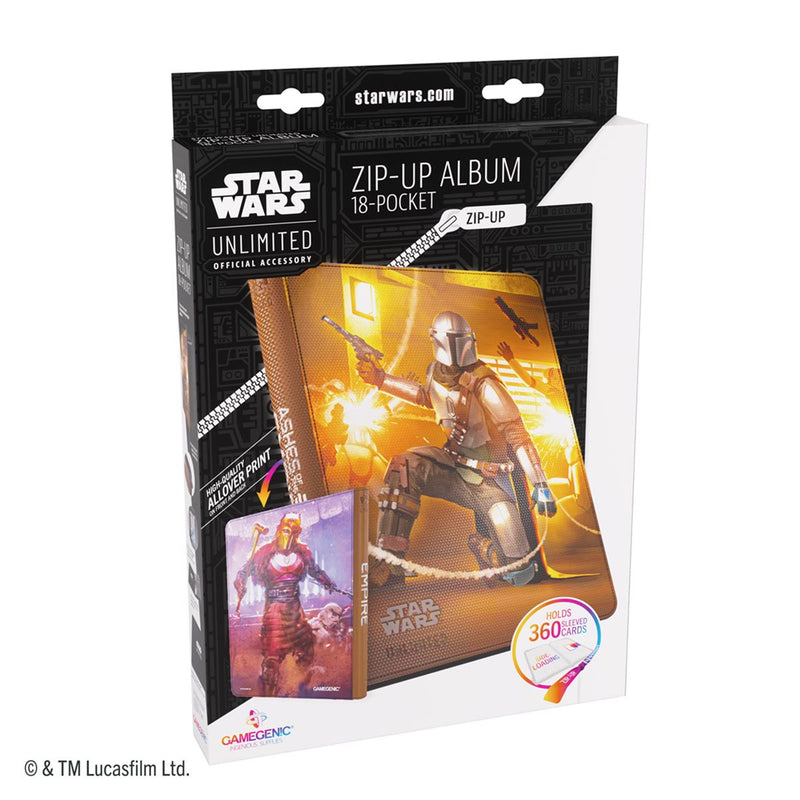 Gamegenic: 18-Pocket Zip-Up Album - "The Armorer & Whistling Birds" Star Wars: Unlimited