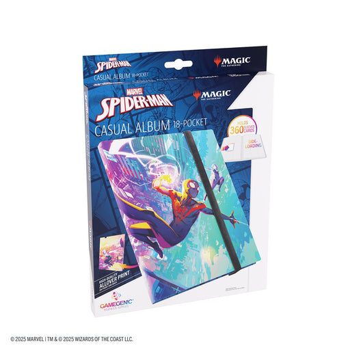 Gamegenic: Casual 18-Pocket Album - "Spider-Man & Spider-Gwen" MTG Marvel's Spider-Man Binders & Pages Gamegenic