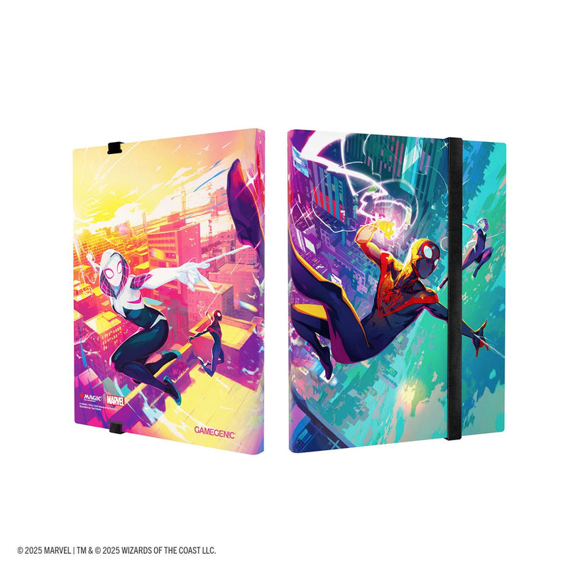 Gamegenic: Casual 18-Pocket Album - "Spider-Man & Spider-Gwen" MTG Marvel's Spider-Man Binders & Pages Gamegenic