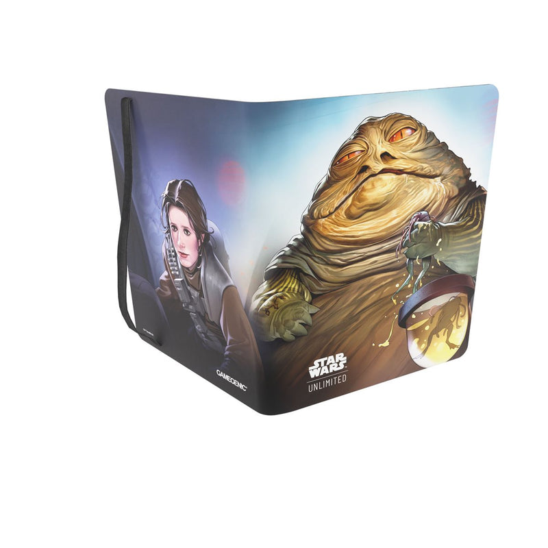 Gamegenic: Casual 18-Pocket Album - "Leia Organa / Jabba the Hutt" Star Wars Unlimited Binders & Pages Gamegenic