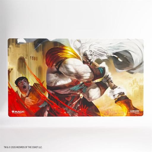 Gamegenic: Prime Playmat - "Ajani's Response" MTG Secrets of Strixhaven Playmats Gamegenic