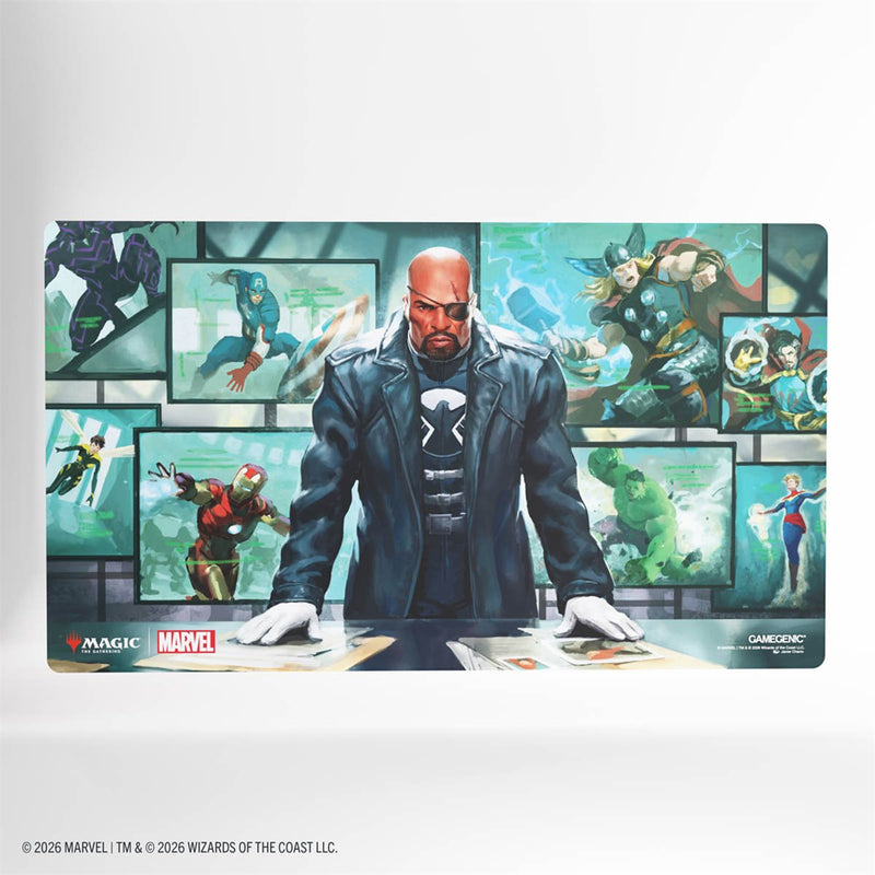 Gamegenic: Prime Playmat - "Director Nick Fury" MTG Marvel Super Heroes Playmats Gamegenic