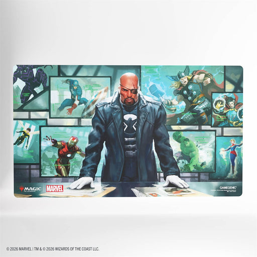 Gamegenic: Prime Playmat - "Director Nick Fury" MTG Marvel Super Heroes Playmats Gamegenic