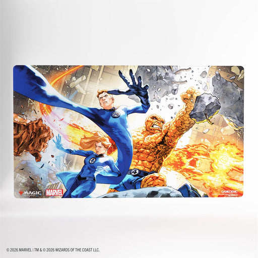 Gamegenic: Shiny Prime Playmat - "The Fantastic Four" MTG Marvel Super Heroes Playmats Gamegenic