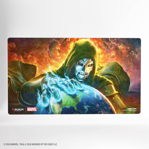 Gamegenic: Shiny Prime Playmat - "Doom Reigns Supreme" MTG Marvel Super Heroes Playmats Gamegenic