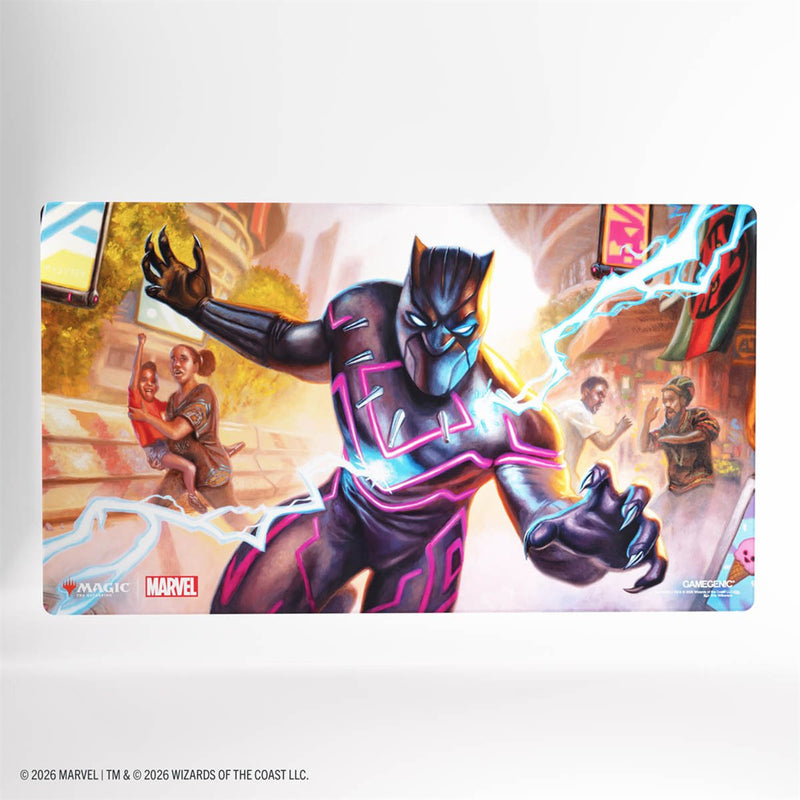 Gamegenic: Shiny Prime Playmat - "Striking Black Panther" MTG Marvel Super Heroes Playmats Gamegenic