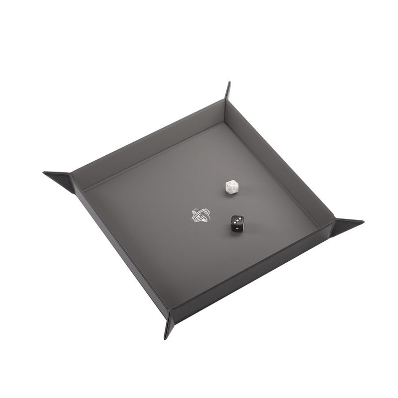 Gamegenic: Magnetic Dice Tray - Square Black/Gray Dice & Gaming Accessories Gamegenic