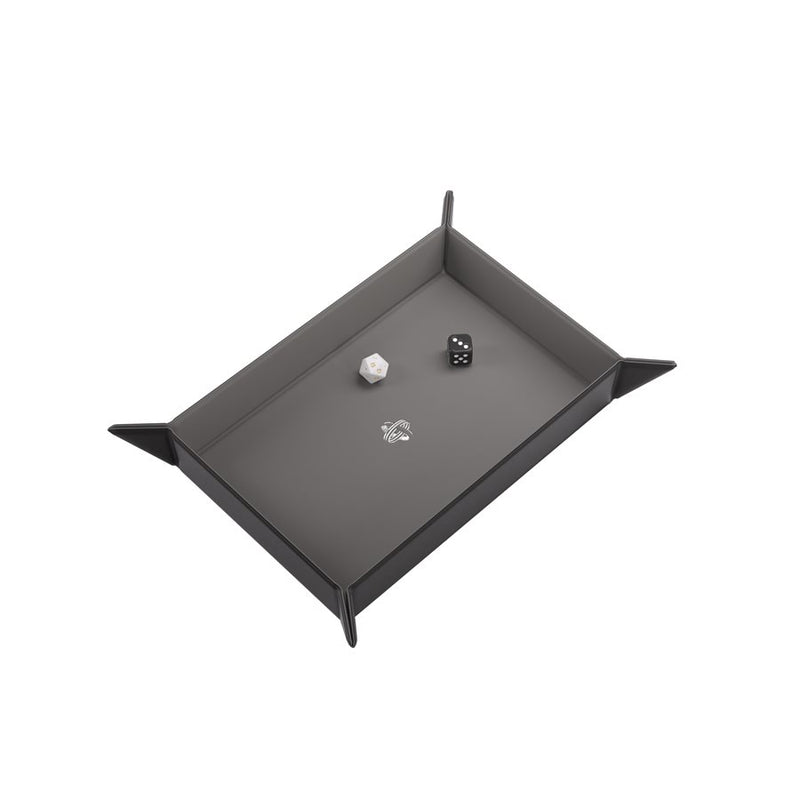 Gamegenic: Magnetic Dice Tray - Rectangular Black/Grey Dice & Gaming Accessories Gamegenic