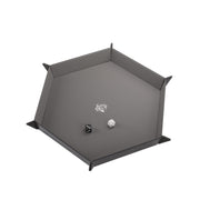 Gamegenic: Magnetic Dice Tray - Hexagonal XL Black/Grey Dice & Gaming Accessories Gamegenic