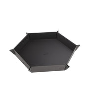 Gamegenic: Magnetic Dice Tray - Hexagonal XL Black/Grey Dice & Gaming Accessories Gamegenic