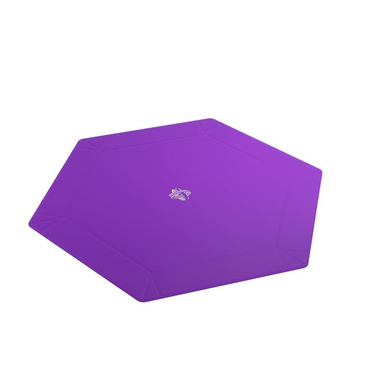 Gamegenic: Magnetic Dice Tray - Hexagonal XL Black/Purple Dice & Gaming Accessories Gamegenic