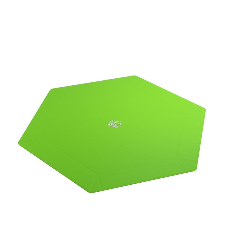 Gamegenic: Magnetic Dice Tray - Hexagonal XL Black/Green Dice & Gaming Accessories Gamegenic