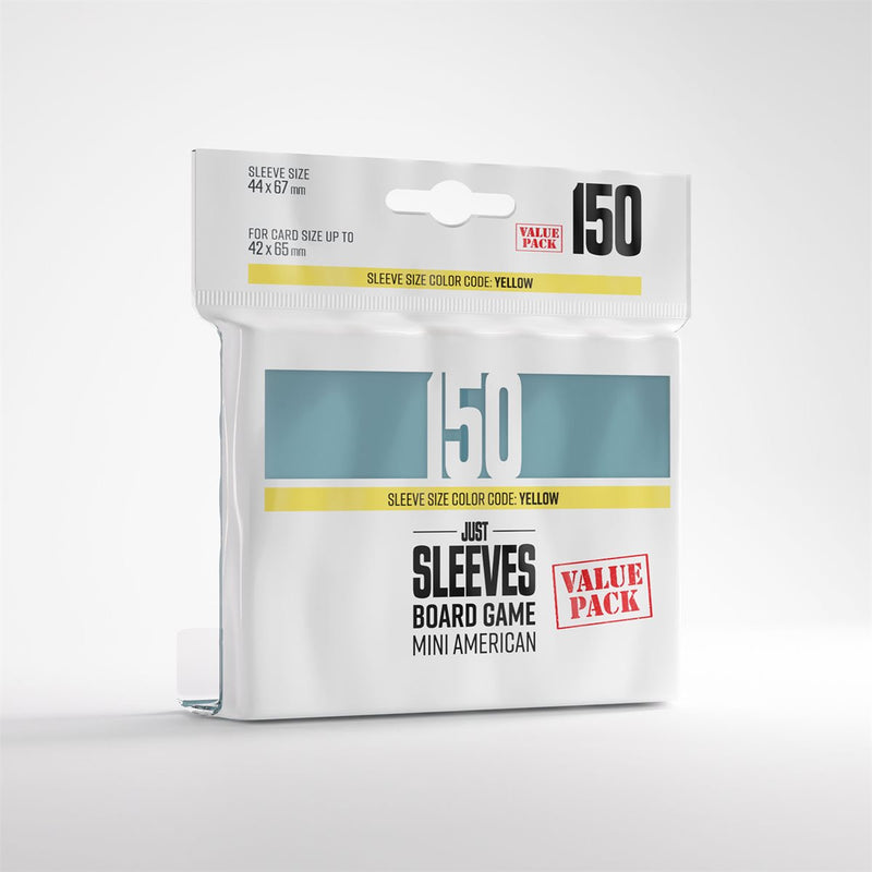 Gamegenic: Just Sleeves - Mini American  150Ct (42mm × 65mm)