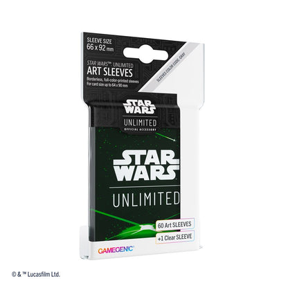 Gamegenic: Art Sleeves - "Space Green" Star Wars: Unlimited 60Ct Card Supplies & Accesories Gamegenic   