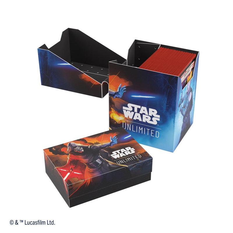 Gamegenic: Soft Crate 60+ - "Rey/Kylo Ren" Star Wars: Unlimited Deck Boxes & Storage Gamegenic