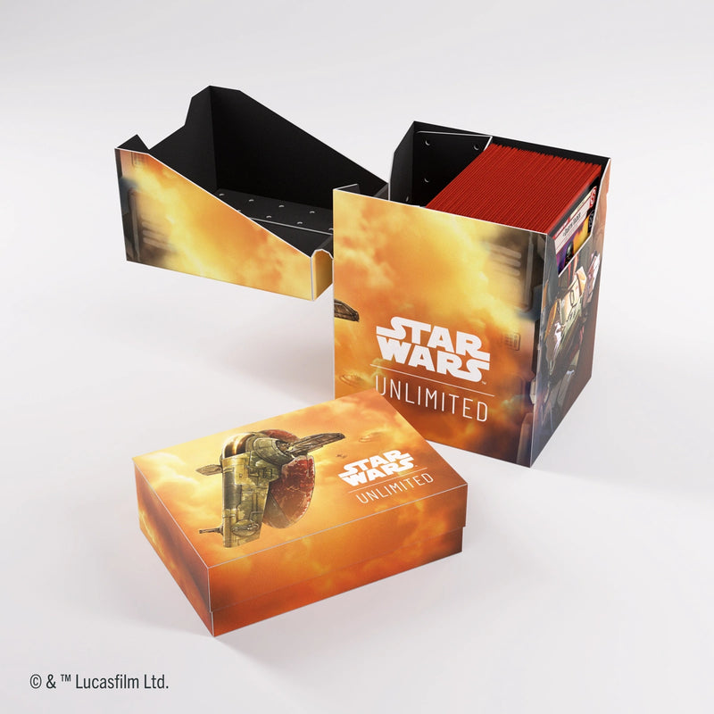 Gamegenic: Soft Crate 60+ - "Boba Fett / Fett's Firespray" Star Wars: Unlimited Deck Boxes & Storage Gamegenic
