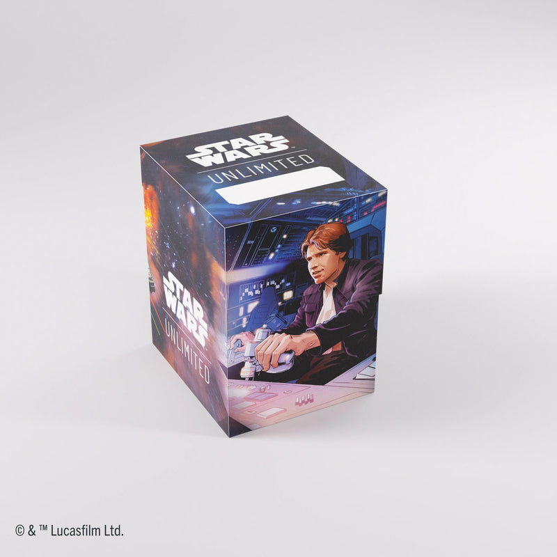 Gamegenic: Soft Crate 60+ - "Han Solo / Millenium Falcon" Star Wars: Unlimited Deck Boxes & Storage Gamegenic