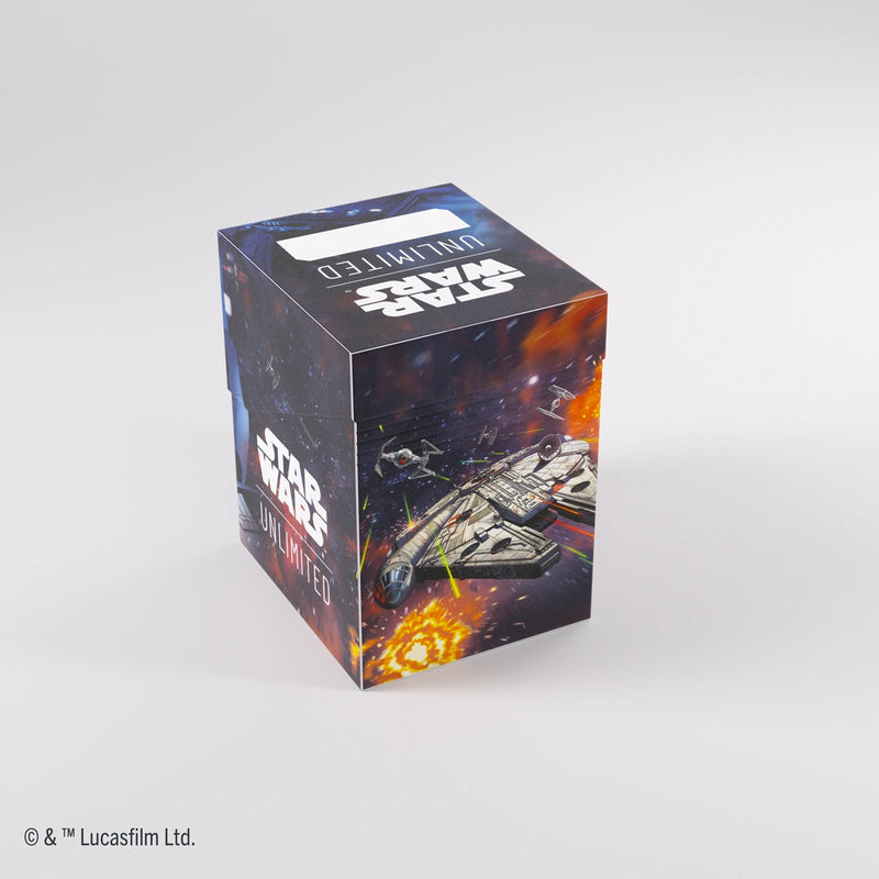 Gamegenic: Soft Crate 60+ - "Han Solo / Millenium Falcon" Star Wars: Unlimited Deck Boxes & Storage Gamegenic