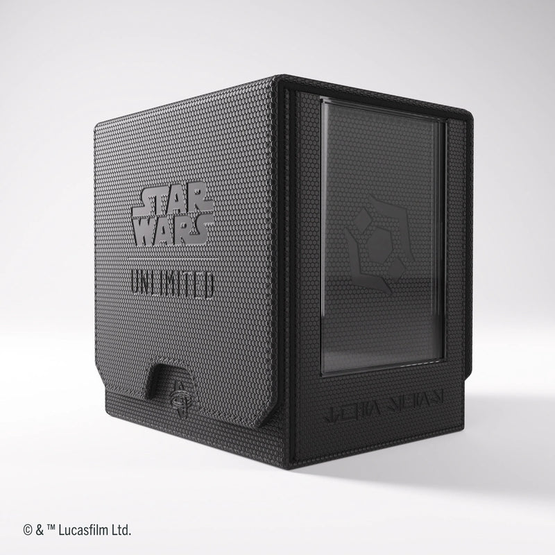 Gamegenic: Twin Suns Deck Pod 100+ - "Villainy Black" Star Wars: Unlimited Deck Boxes & Storage Gamegenic