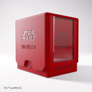 Gamegenic: Twin Suns Deck Pod 100+ - "Aggression Red" Star Wars: Unlimited Deck Boxes & Storage Gamegenic