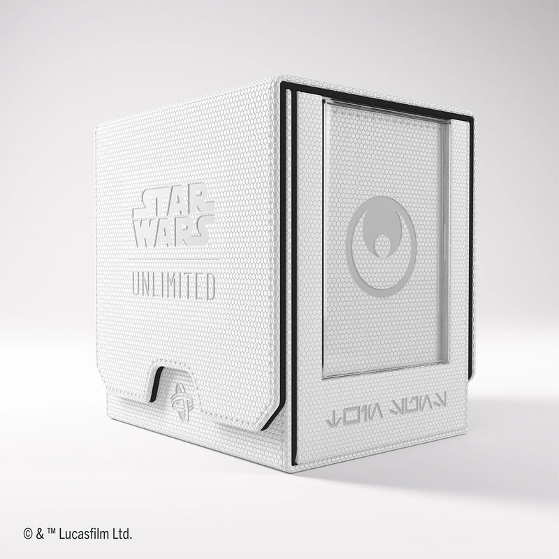 Gamegenic: Twin Suns Deck Pod 100+ - "Heroism White" Star Wars: Unlimited Deck Boxes & Storage Gamegenic