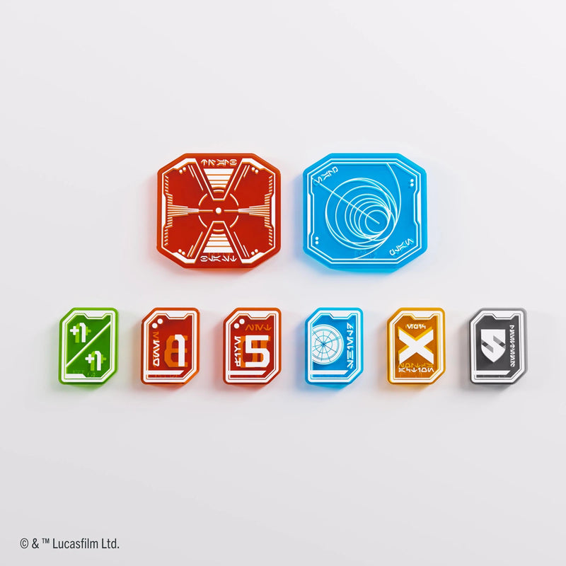 Gamegenic: Premium Acrylic Tokens Expansion Pack - Star Wars: Unlimited (40Ct) Dice & Gaming Accessories Gamegenic
