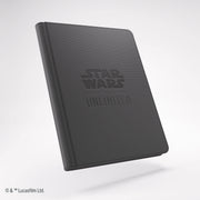 Gamegenic: 18-Pocket Zip-Up Album Black - Star Wars: Unlimited Binders & Pages Gamegenic