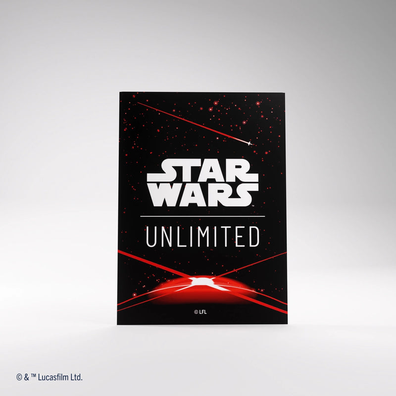 Gamegenic: Art Sleeves - "Space Red" Star Wars: Unlimited 60Ct Card Sleeves Gamegenic