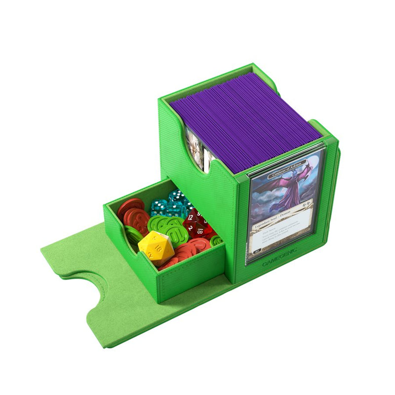 Gamegenic: Sidekick PRO 100+ XL - Green Deck Boxes & Storage Gamegenic