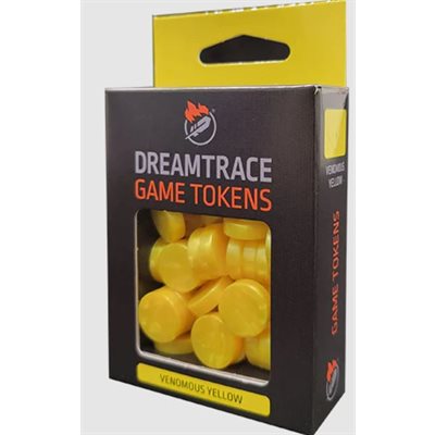DreamTrace Game Tokens: Venomous Yellow Board Games Ghost Galaxy