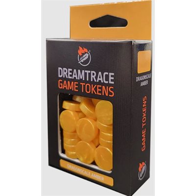 DreamTrace Game Tokens: Dragonscale Amber Board Games Ghost Galaxy