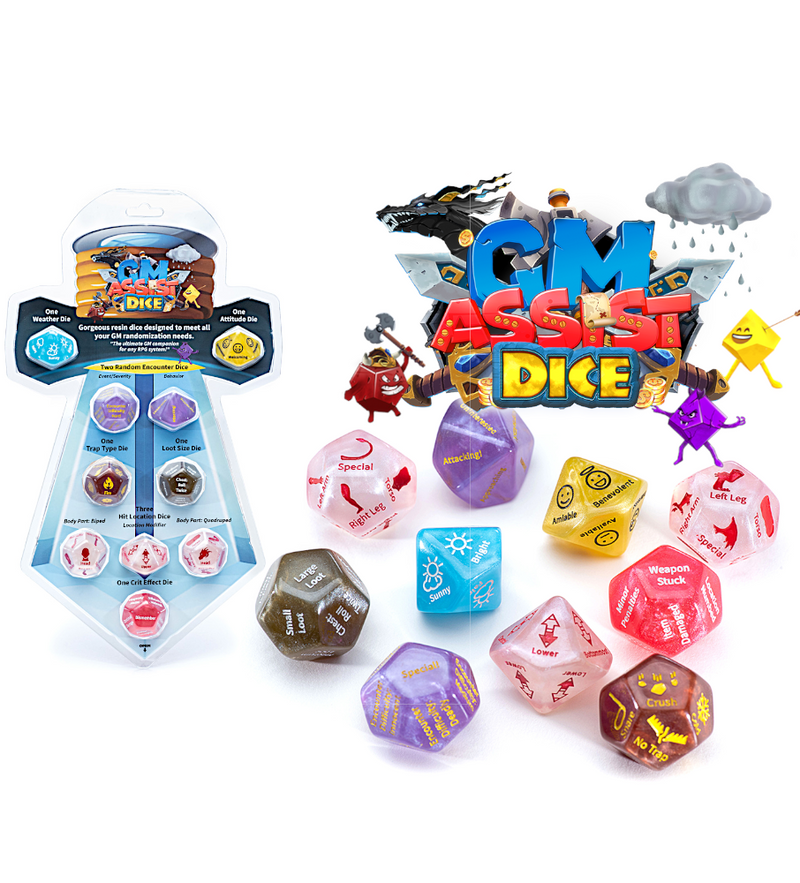 Gate Keeper Games: "GM Assist Dice" Specialty Dice Dice & Gaming Accessories Gate Keeper Games